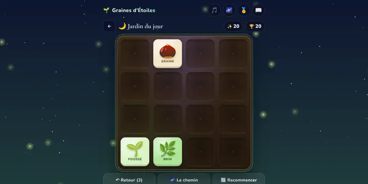 Capture d'écran du jeu Graines d'Étoiles