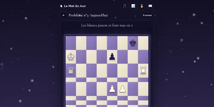 Capture d'écran du jeu Le Mat du Jour